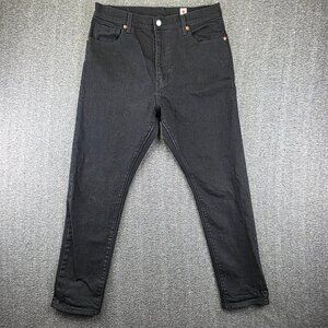 Levis Jeans Womens 32x29 Black High Rise Slim Japanese Selvedge Denim Blue Tab